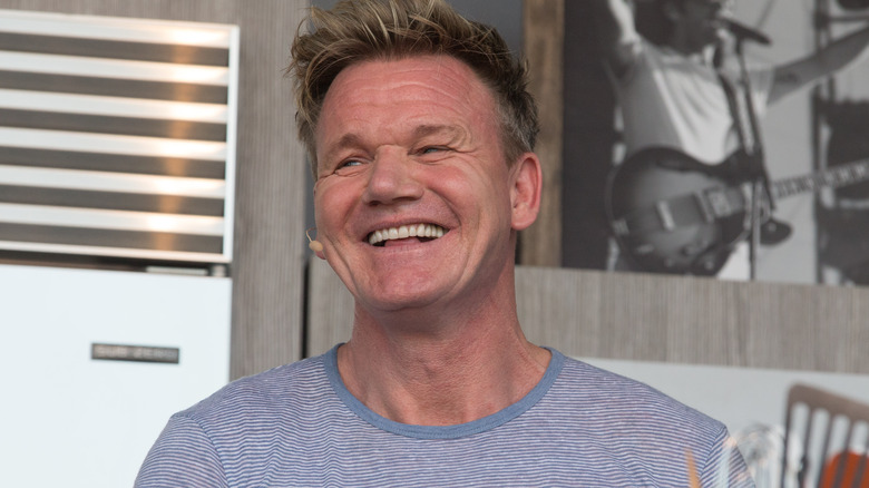 Gordon Ramsay smiling