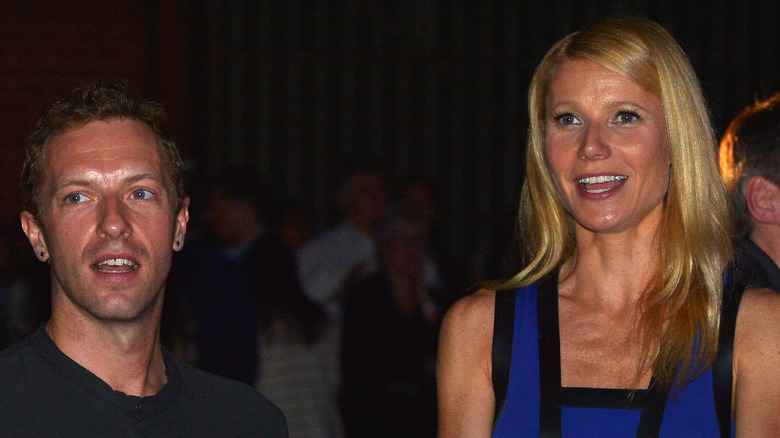 Gwyneth Paltrow and Chris Martin at an event