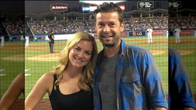 Cindy Busby and Christopher Boyd smiling