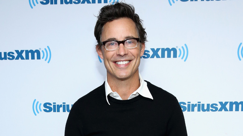 Tom Cavanagh grinning