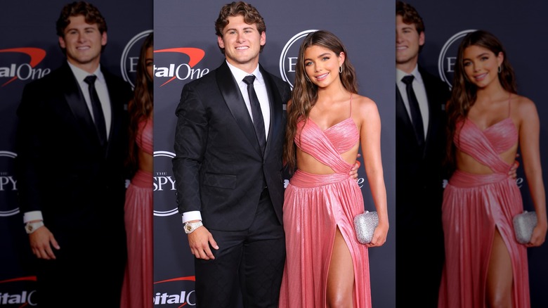 Hannah Ann Sluss and Jake Funk at the ESPYs