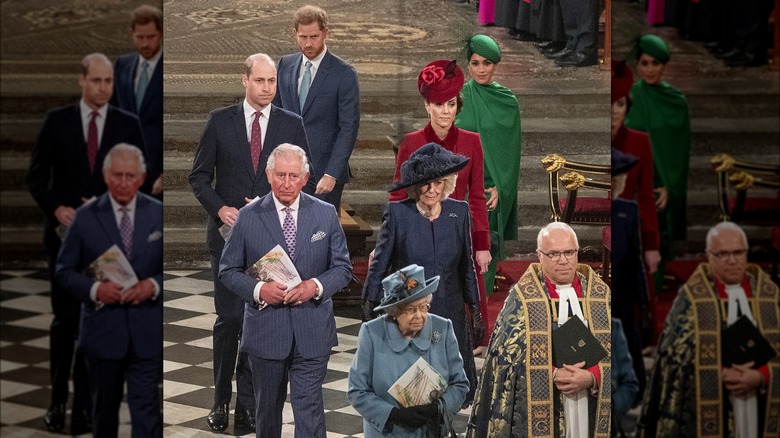 Royal family at Commonwealth Day event