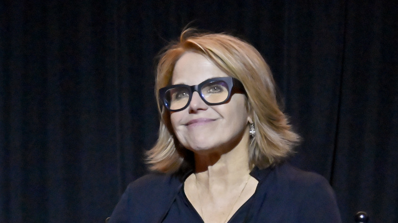 Katie Couric speaks onstage at an event