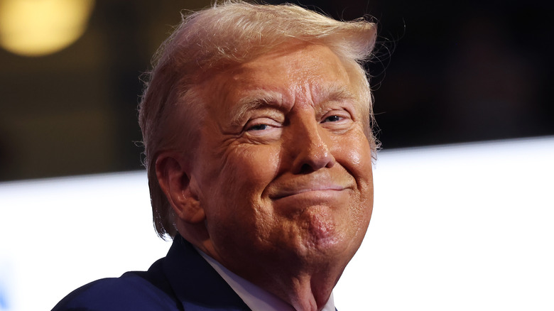 Donald Trump smiling