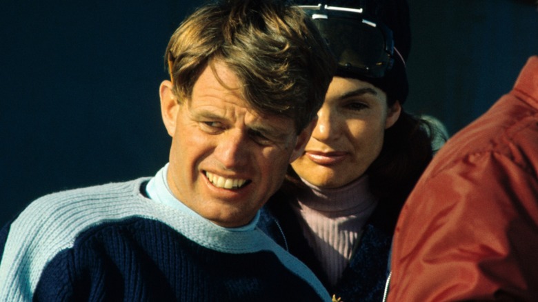 Robert F Kennedy with Jackie Kennedy