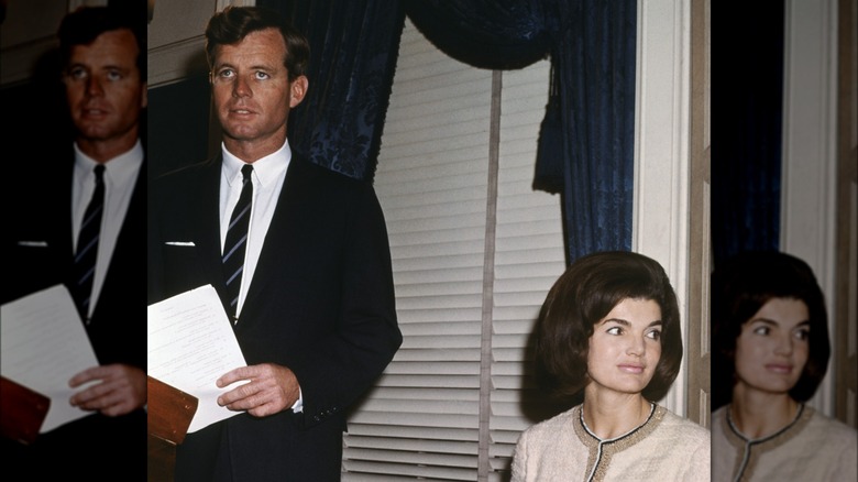 Bobby Kennedy with Jackie Kennedy