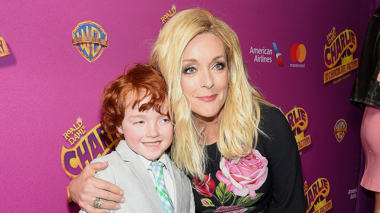 Jane Krakowski and son