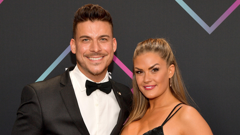 Brittany Cartwright and Jax Taylor posing for photos