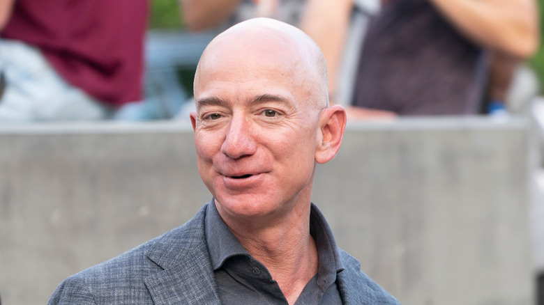 Jeff Bezos smiling