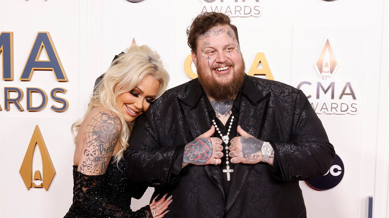 Bunnie Xo and Jelly Roll at the CMA Awards