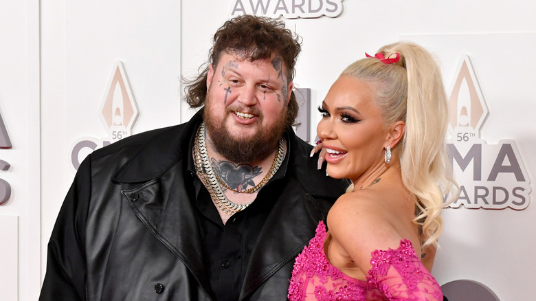 Jelly Roll and Bunnie Xo at the CMA Awards