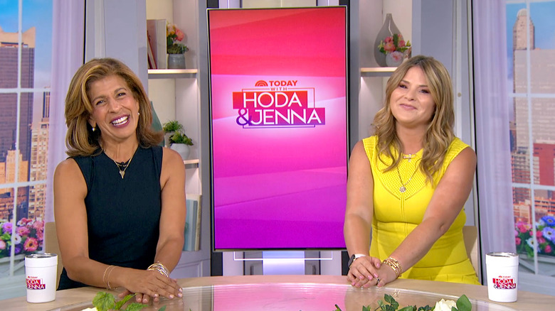 Hoda Kotb, Jenna Bush Hager on "Today"