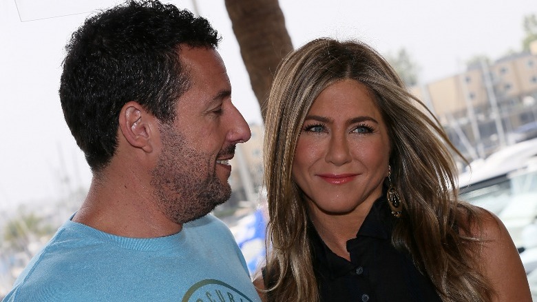 Jennifer Aniston and Adam Sandler