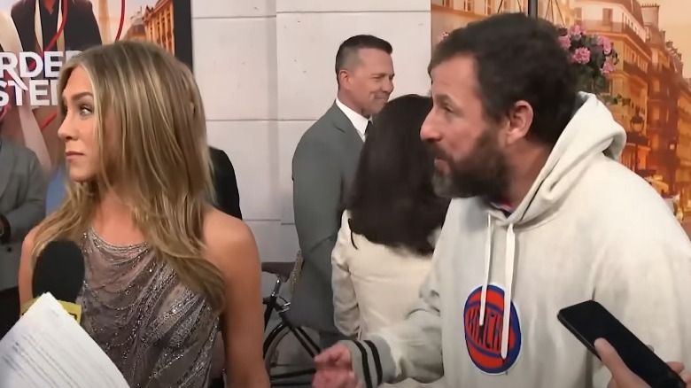 Jennifer Aniston and Adam Sandler