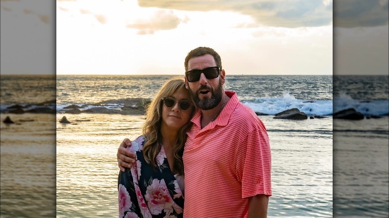 Jennifer Aniston and Adam Sandler