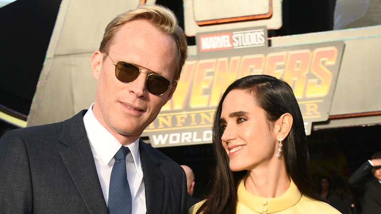 Jennifer Connelly and Paul Bettany attending an event