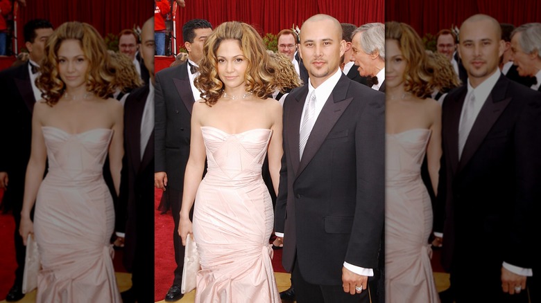 Cris Judd and Jennifer Lopez posing