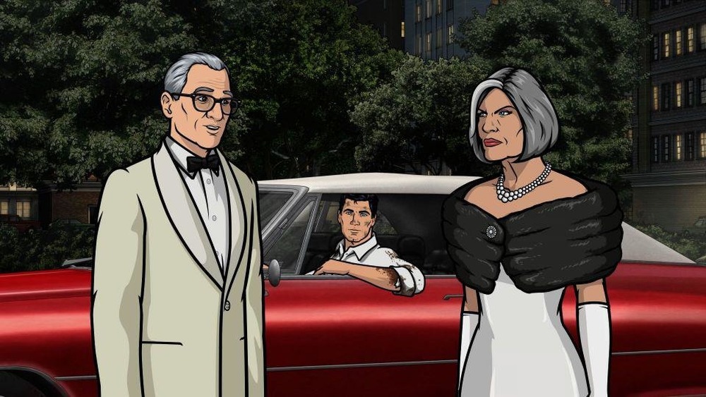 Malory Archer, Ron Cadillac, and Sterling Archer 