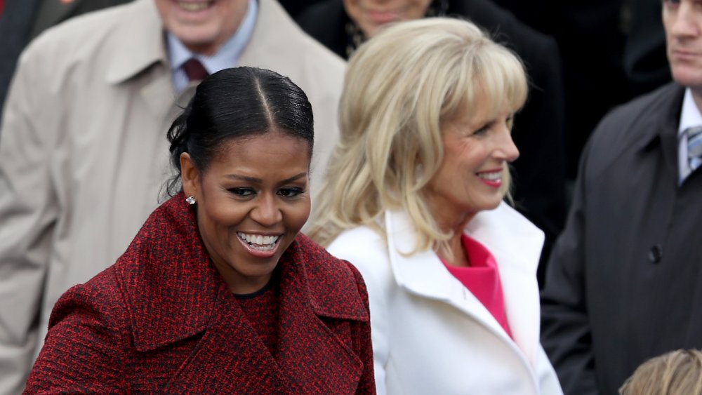 Michelle Obama and Jill Biden