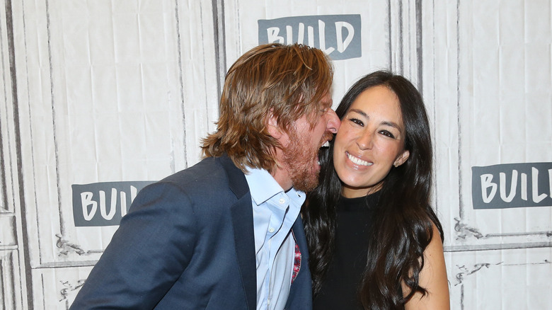 Chip and Joanna Gaines being silly 