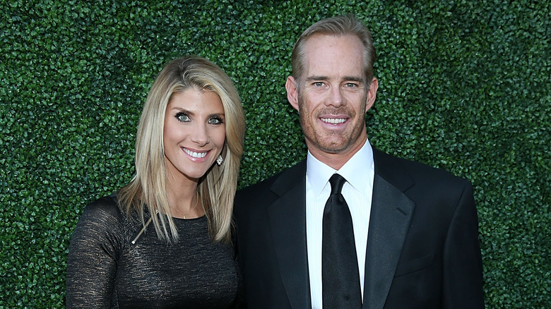 Joe Buck and Michelle Beisner-Buck smiling