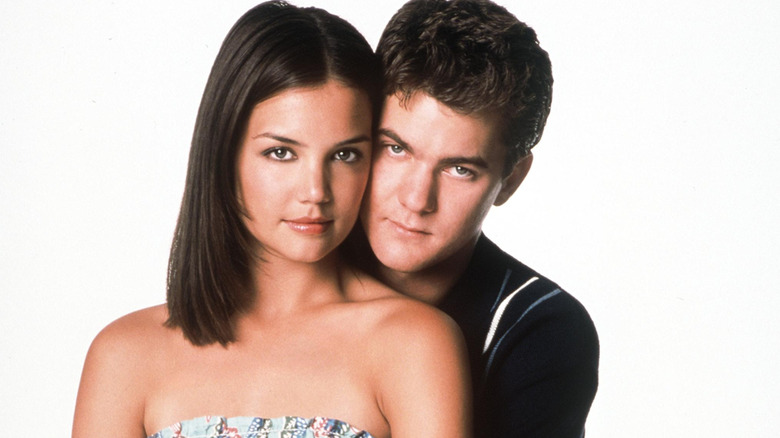 Katie Holmes and Joshua Jackson on "Dawson's Creek"