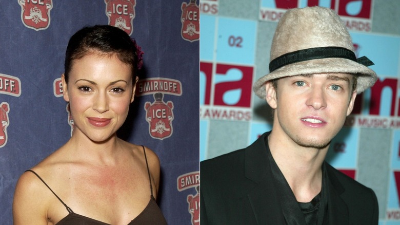 Justin Timberlake/Alyssa Milano 2002