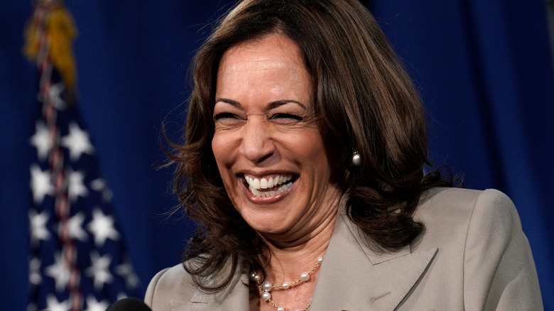 Kamala Harris smiling