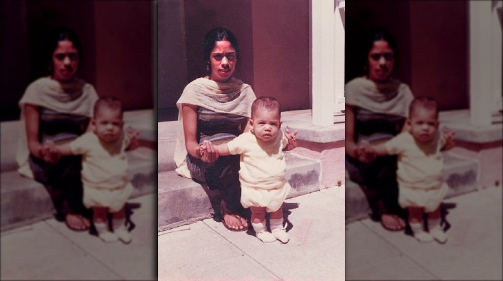 Kamala Harris and her mother