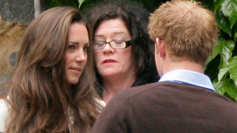 Princess Catherine looking at Prince Harry