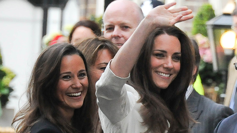 Pippa Middleton and Princess Catherine 