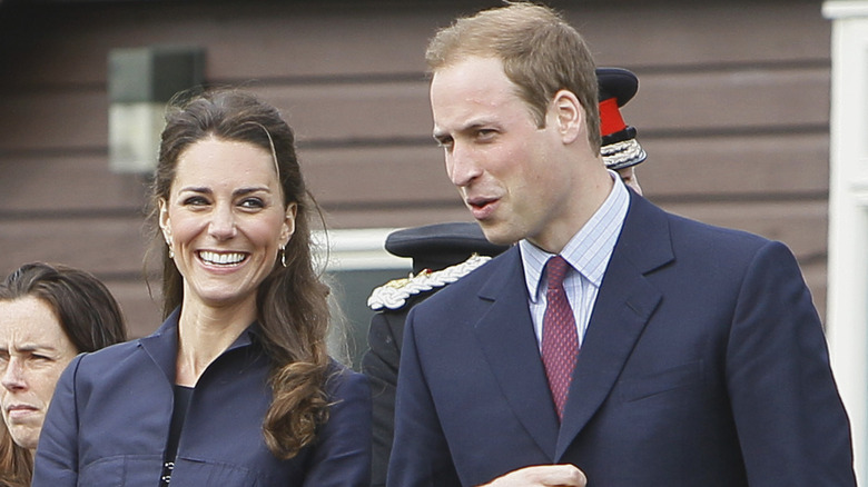 Princess Catherine and Prince William laughing