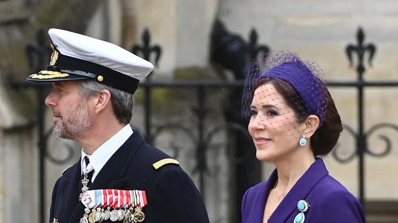 Prince Frederik and Princess Mary at the coronation