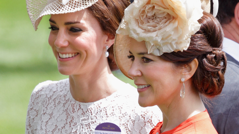 Catherine and Mary at Royal Ascot, 2016