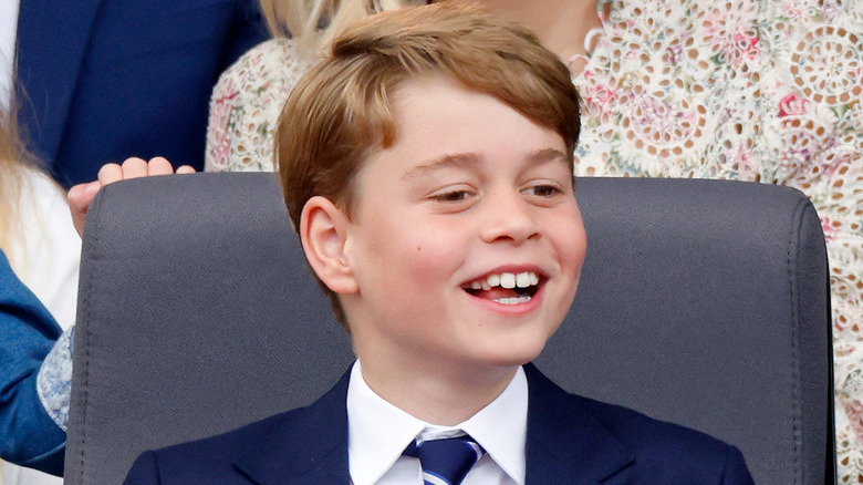 Prince George laughing