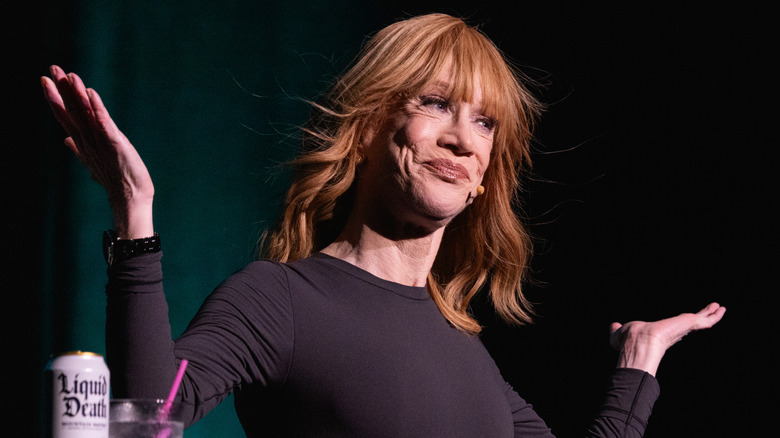 Kathy Griffin during a comedy show