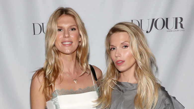 Alexandra Richards and Theodora Richards attend DuJour Media's Jason Binn and The Richards' Sisters Spring Celebration