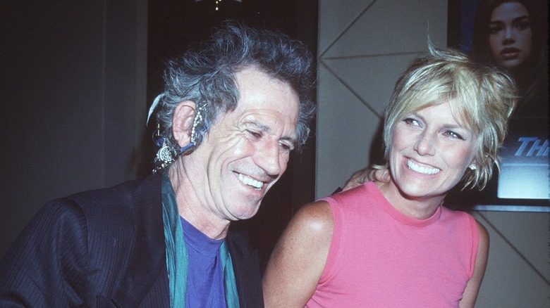 Keith Richards with his wife, Patti Hansen at the private screening of "The Muse."