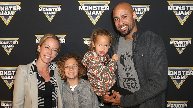 Hank Baskett, Kendra Wilkinson and kids