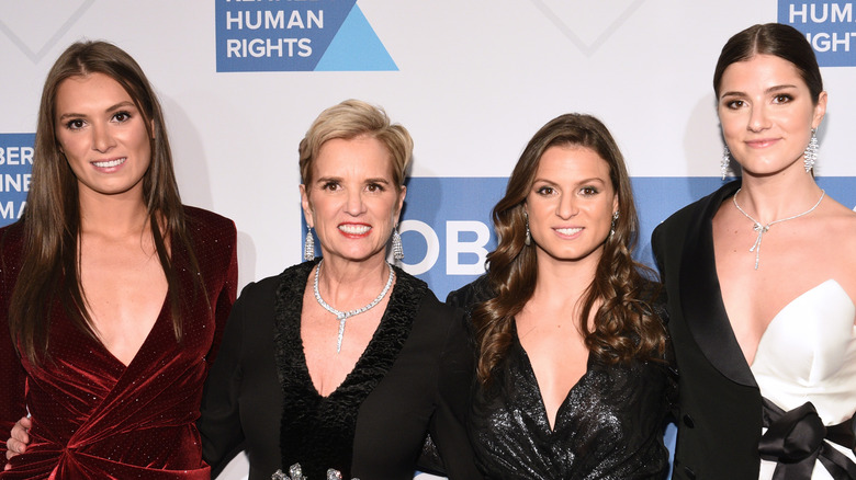 Kerry Kennedy and daughters posing