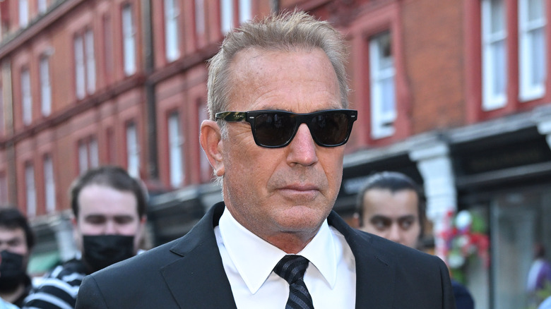 Kevin Costner wearing sunglasses