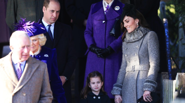 The royal family at an event 