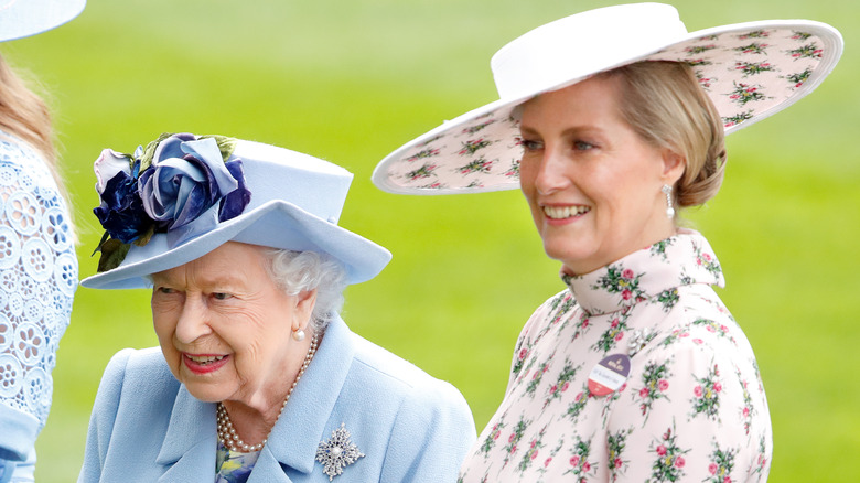 Queen Elizabeth II and Sophie, Duchess of Edinburgh