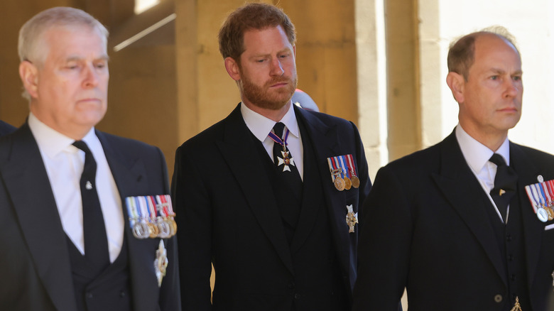 Prince Andrew, Prince Harry, Prince Edward