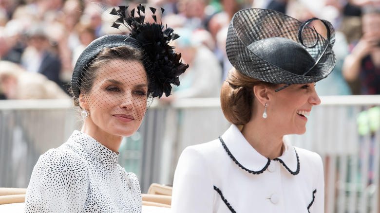 Queen Letizia and Princess Kate