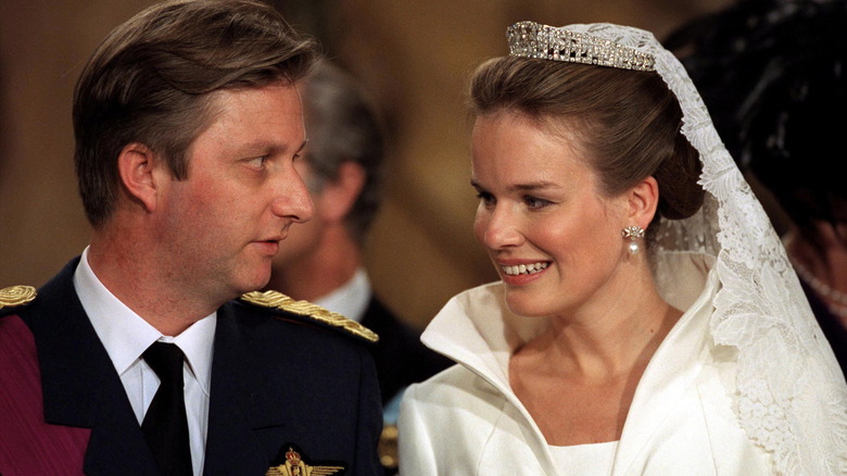 Queen Mathilde and King Philippe wedding