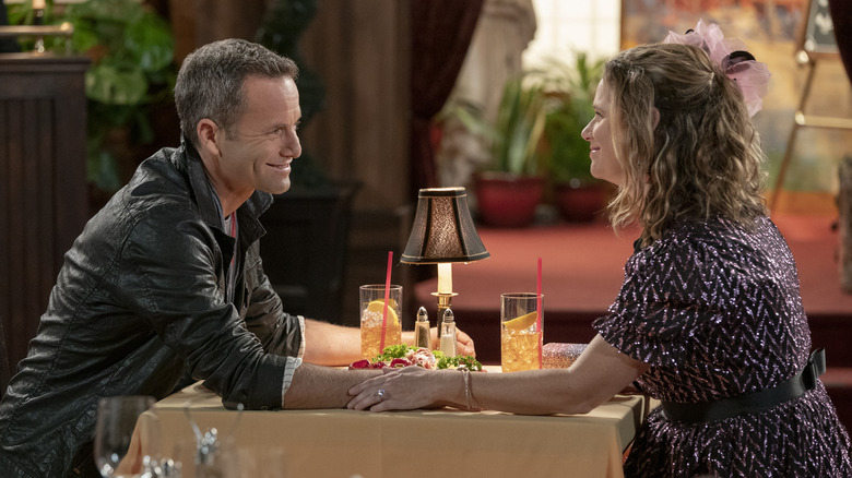 Kirk Cameron and Andrea Barber in Fuller House