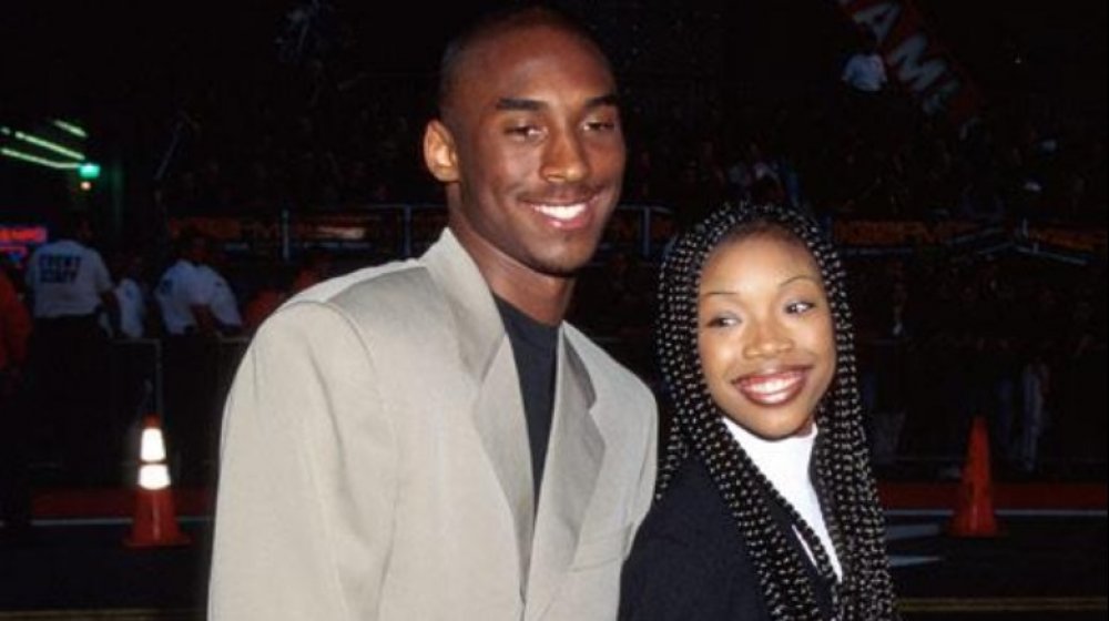 Kobe Bryant and Brandy Norwood at Lower Merion High School