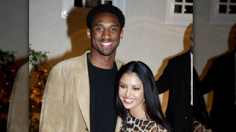 Kobe and Vanessa Bryant smiling