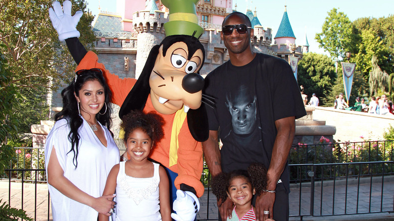 The Bryant family at Disneyland